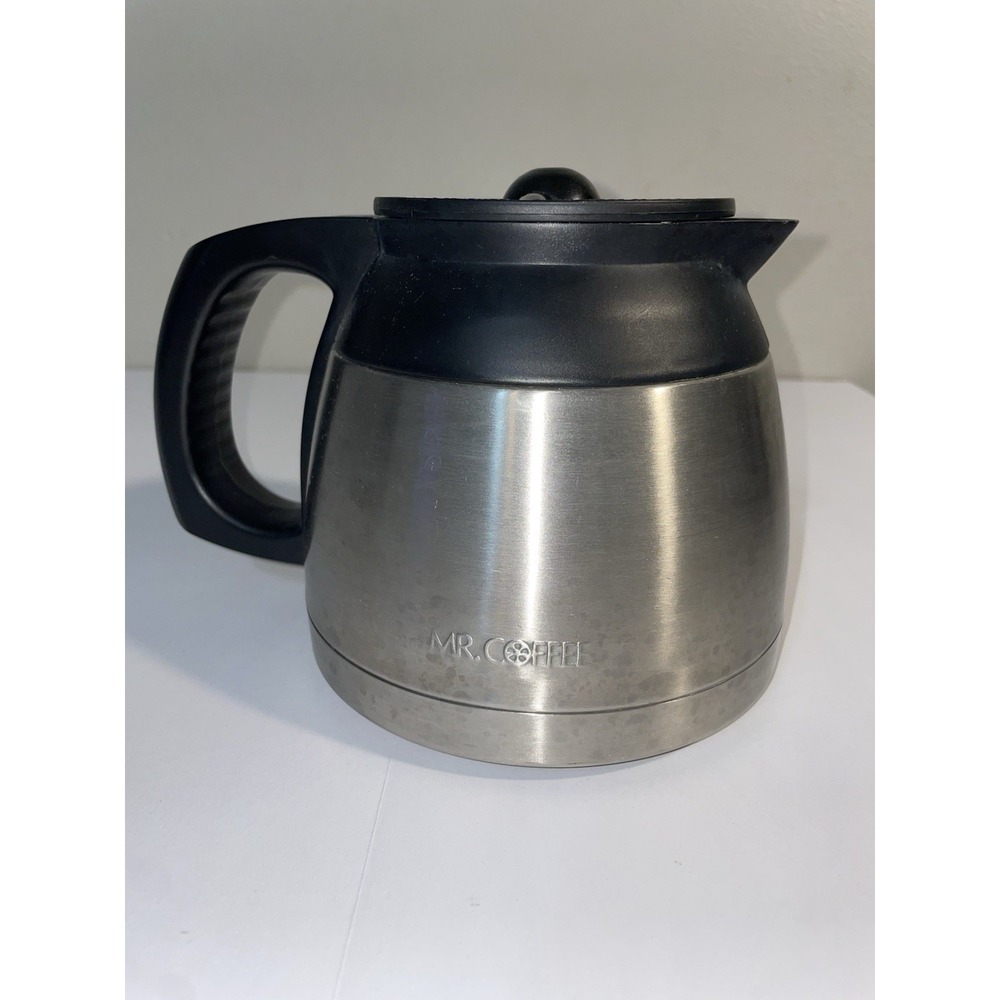 Mr. Coffee Stainless Steel Thermal 8 Cup Replacement Carafe Coffee Pot with lid‎